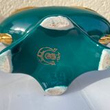 Vintage porcelain rose planter vase