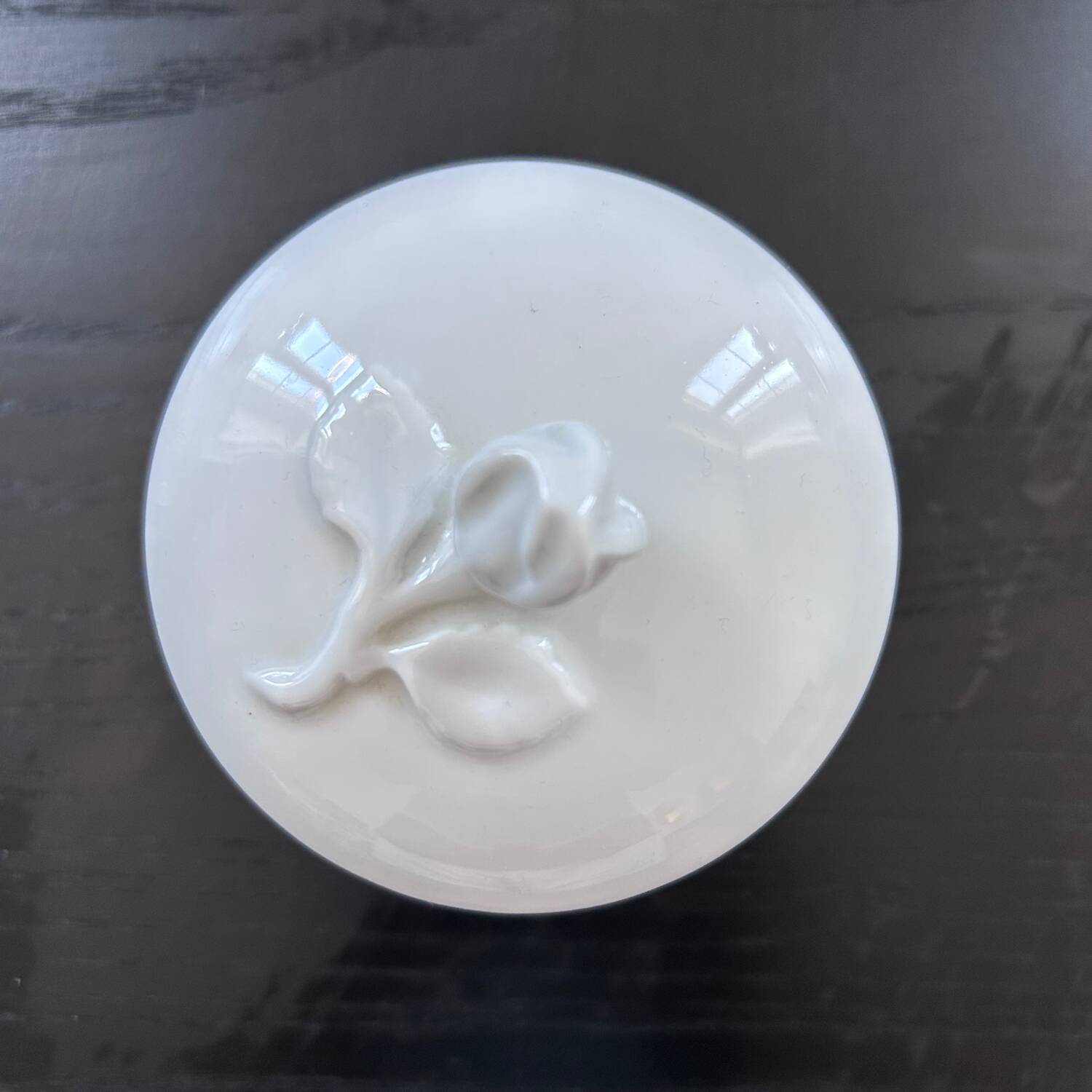 Porcelain sugar bowl