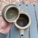 Celadon teapot – Japanese wabi-sabi style – very rare model.