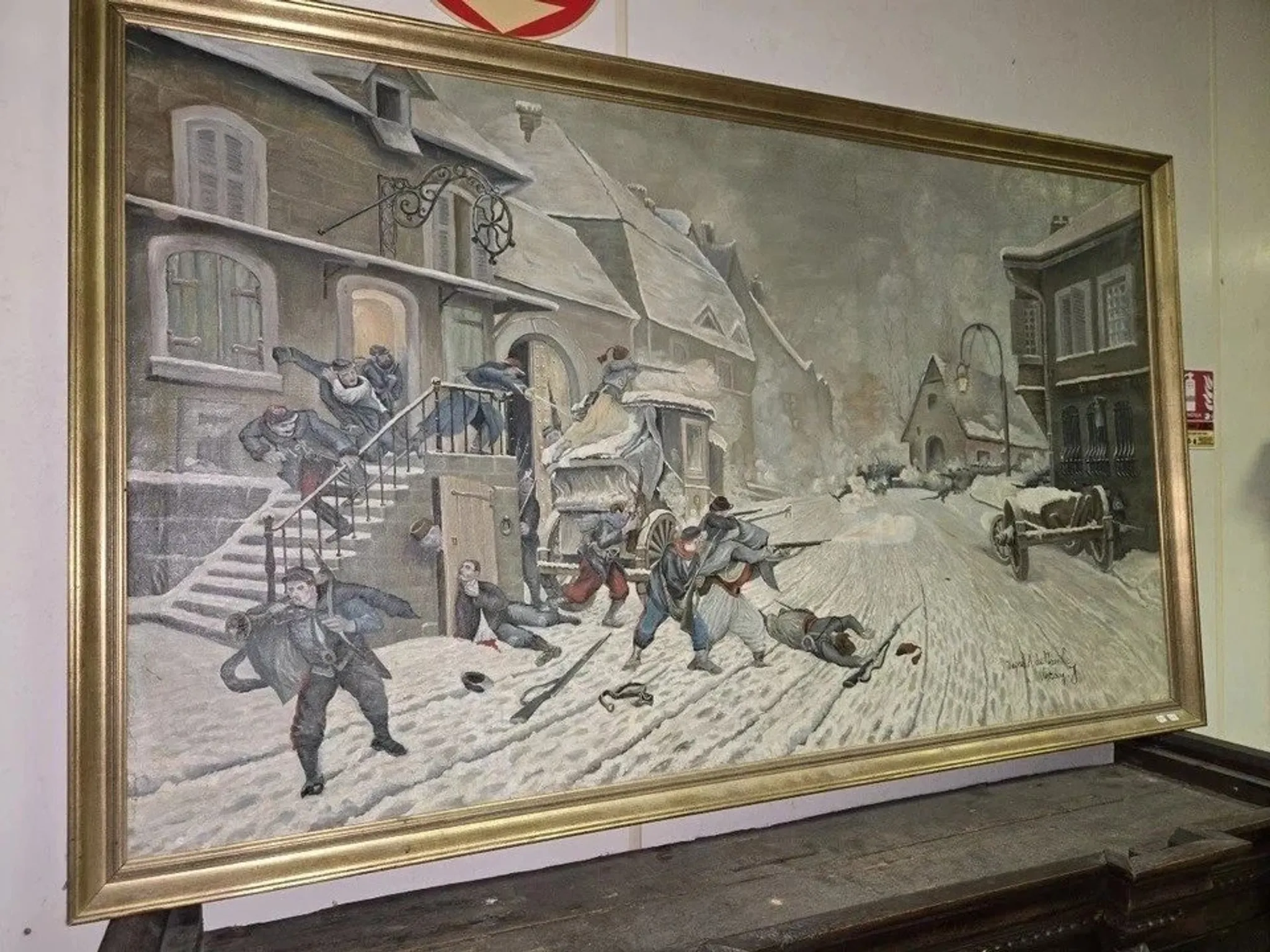 According to Alphonse de Neuville by J. Véray – "The Dawn Attack" (1870)