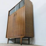 Vintage wooden display cabinet