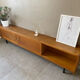 Vintage wooden row from the 50s-60s