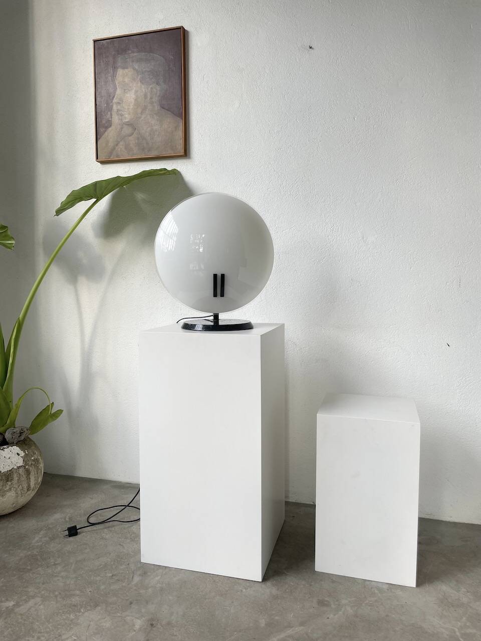 “La Perla” desk lamp by Bruno Gecchelin for Oluce 1980