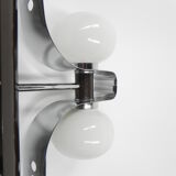 Space age wall lamp with 2 glass balls