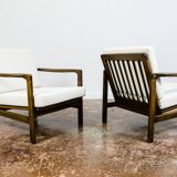 Mid Century Modern Armchairs By Zenon Bączyk, 1960's, Set Of 2