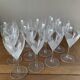 12 verres à vin décor feuille