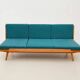 Mid-century folding sofabed by Drevotvar, 1970s, Czechoslovakia