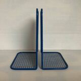 Pair of blue mesh bookends