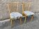 Pair of chairs from the 50s - 60s vintage - Scandinavian style