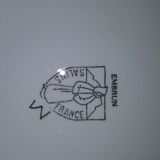 Round dish salins france décor embrun