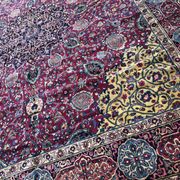 Splendid big old carpet Persian Kirman end handmade 325 X 400 CM