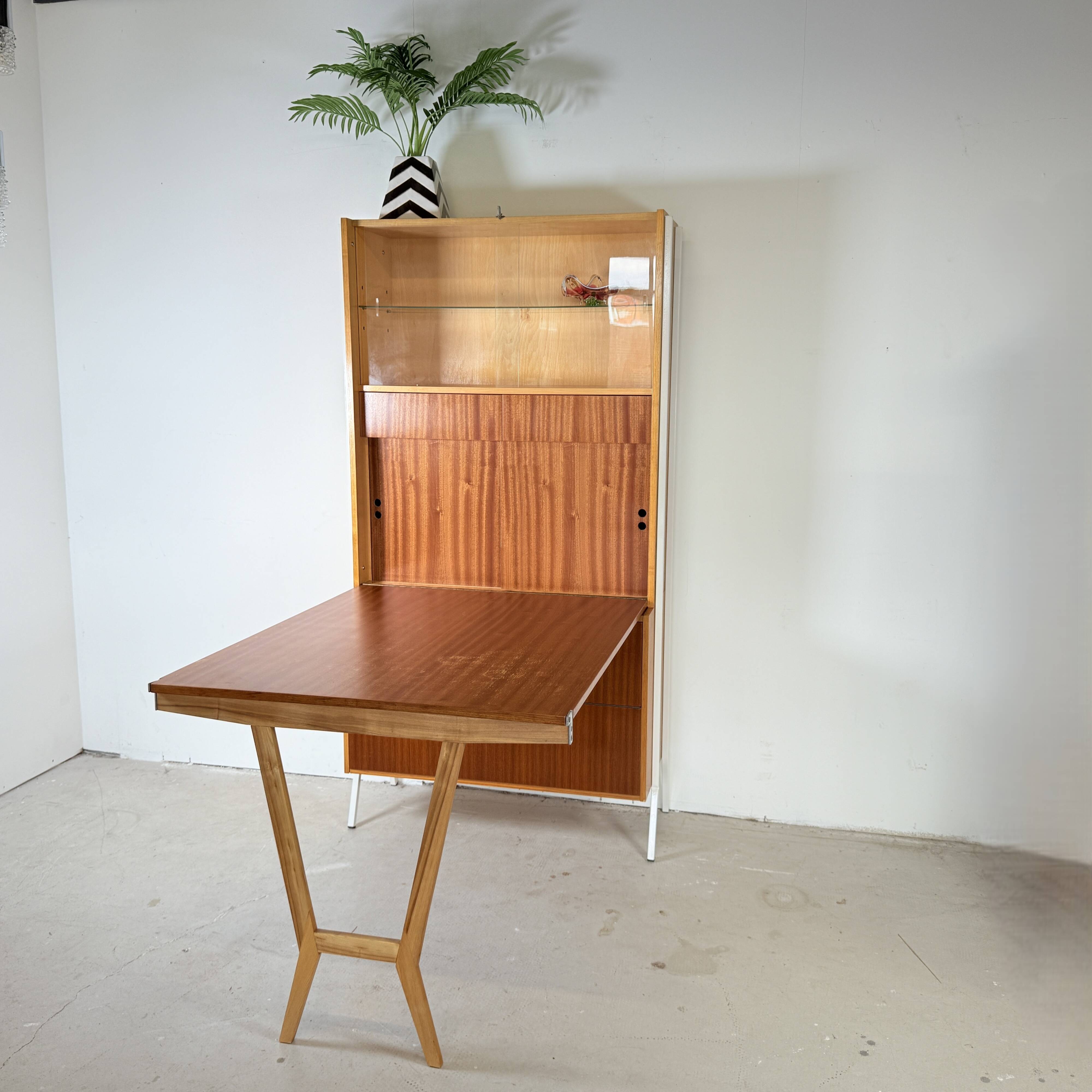 Coffre à jouets/coffre à couvertures vintage avec table, Frantisek Jirak