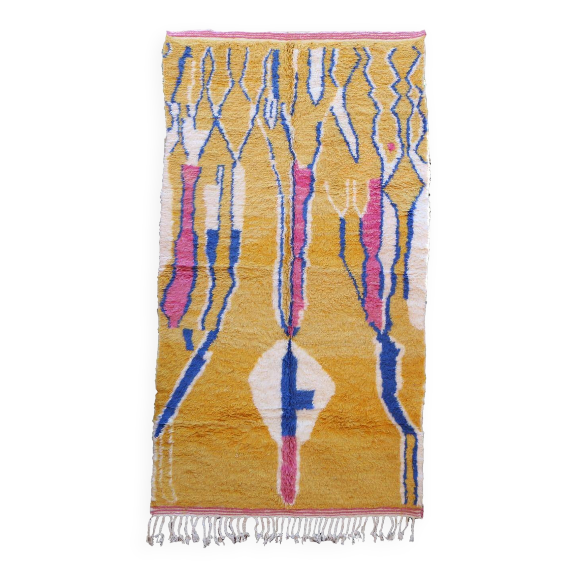 Modern Berber Rug - 259 x 145 cm