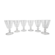 6 crystal glasses of Baccarat / Saint Louis model Cato