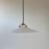 Vintage opaline pendant lamp