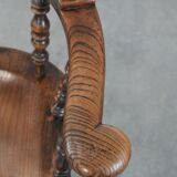 Antique English Highback Windsor Chair from the 18th Century