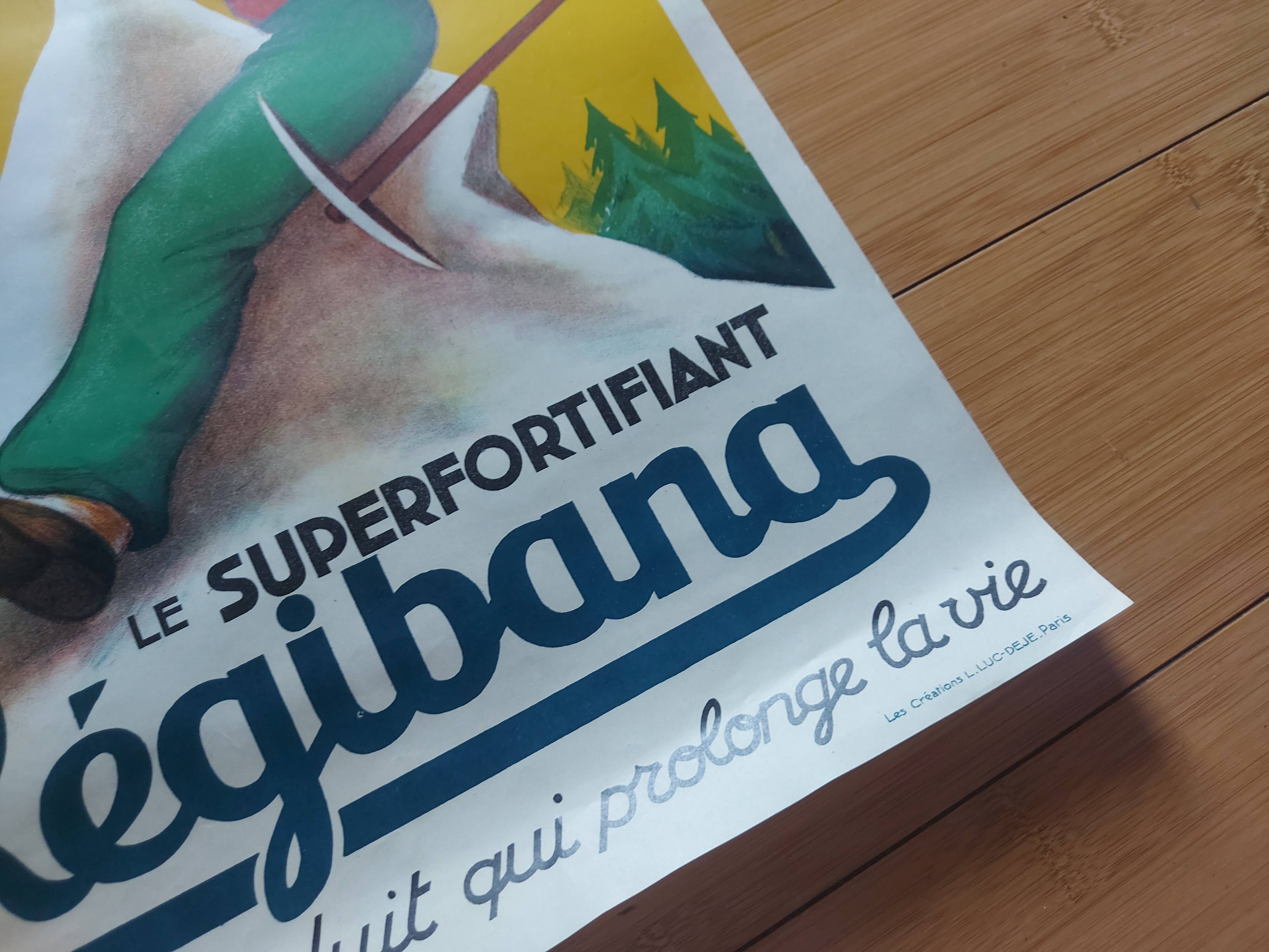 Lithographed poster chocolate Régibana