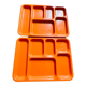 Vintage tray orange meal trays 70