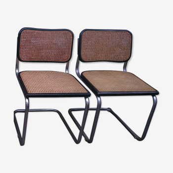 Paire de chaises Marcel Breuer Cesca B32