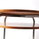 Bauhaus tubular steel cantilever table with underpanel ST 41 by Robert Slezák company