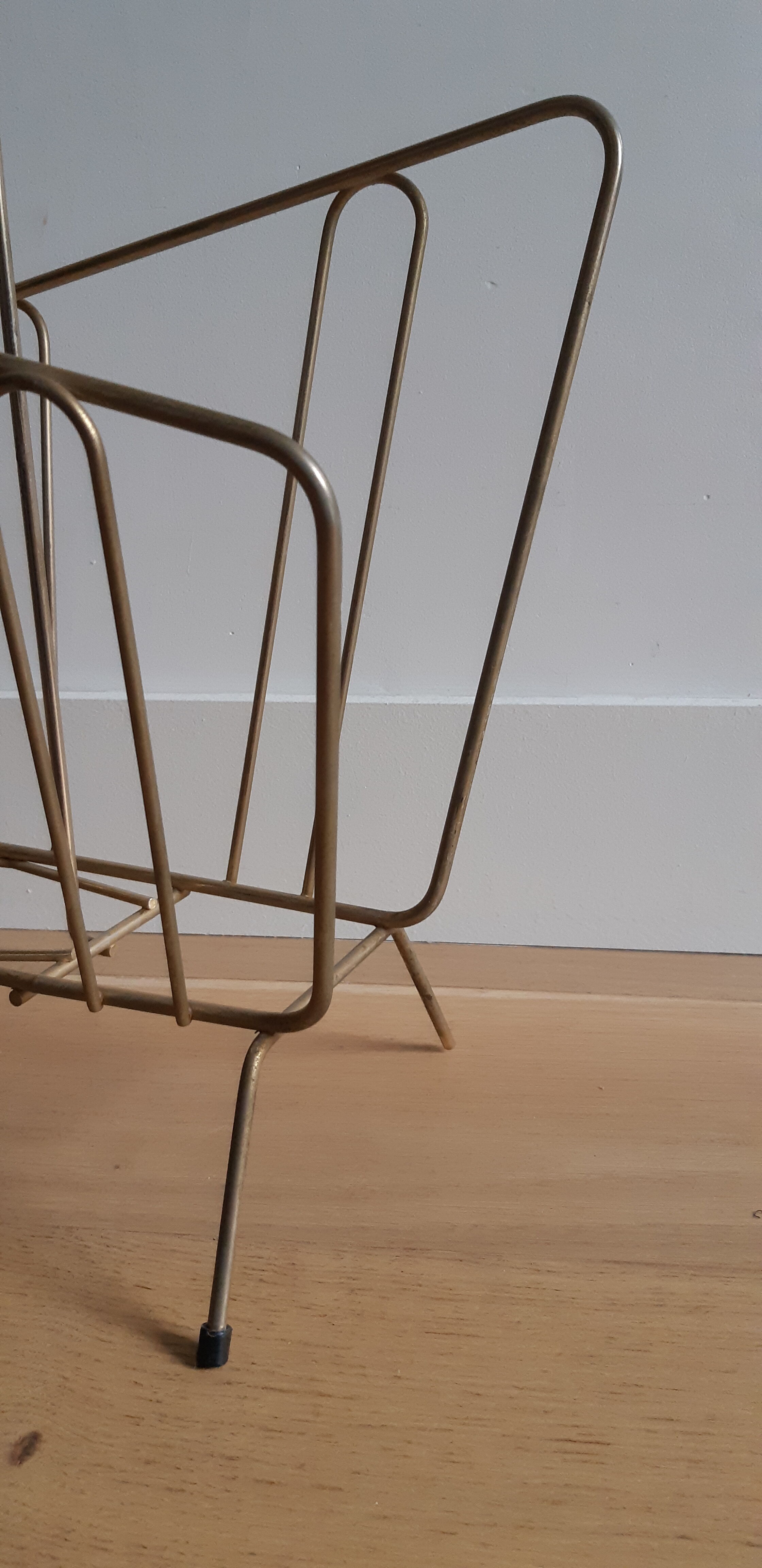 Gold metal magazine holder