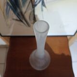 Daum France crystal soliflore vase