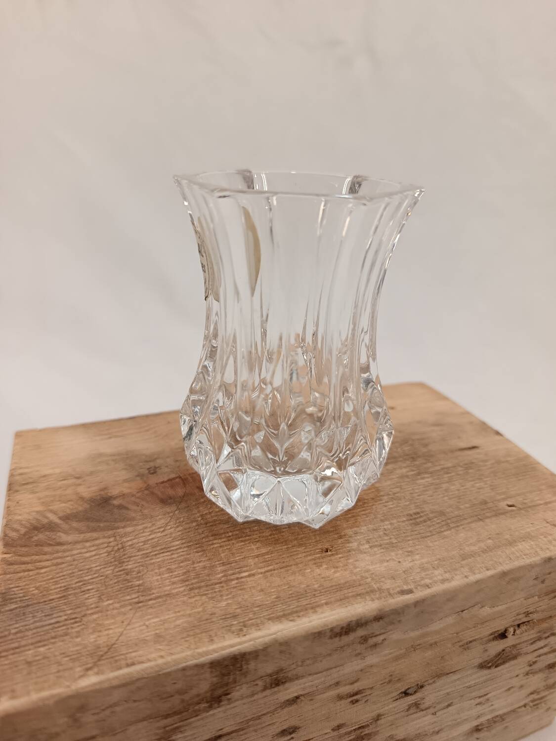 Crystal vase from Arques, France