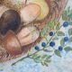 Oil painting still life signed and dated, painted on board with frame B8