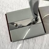 Vintage metal and chrome desk lamp, Italy, 1960s