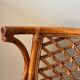 Fauteuil en rotin années 80
