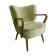 Chair vintage green 50-60 years