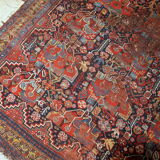 Handmade Oriental antique carpet 149cm x 195cm 1840s