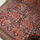 Handmade Oriental antique carpet 149cm x 195cm 1840s