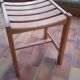 Tabouret bois clair miel