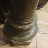 Green marble column