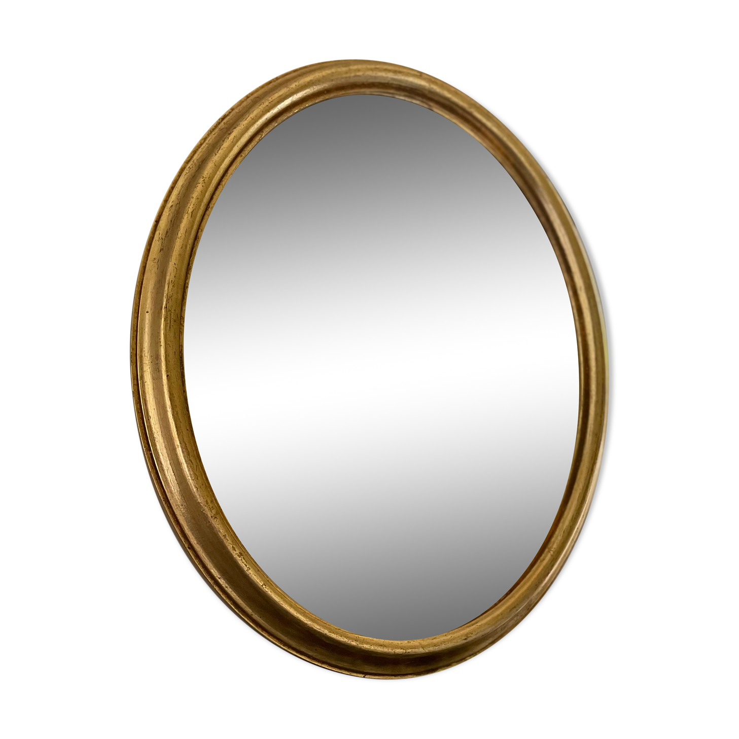 Oval Gold Mirror 1960 31x39cm