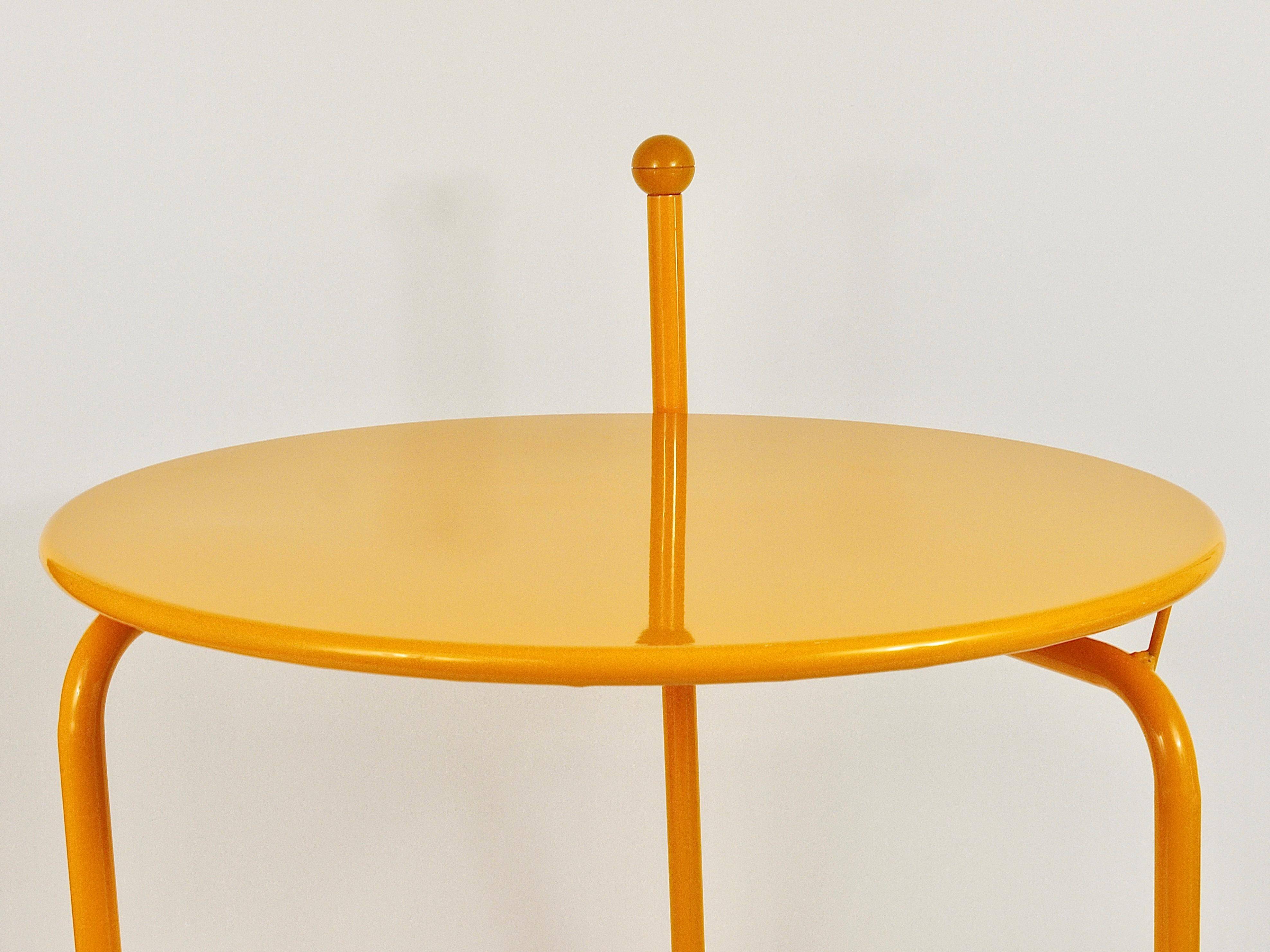 Post-modern side or coffee table by Tord Bjorklund, Memphis style, Sweden, 1980s.