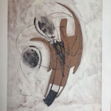 Lithograph by Josef BANC, composition 1957