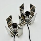 Pair of 70s Design Lamps 'BILIA' by Claudio Salocchi for Lumenform, 1970s