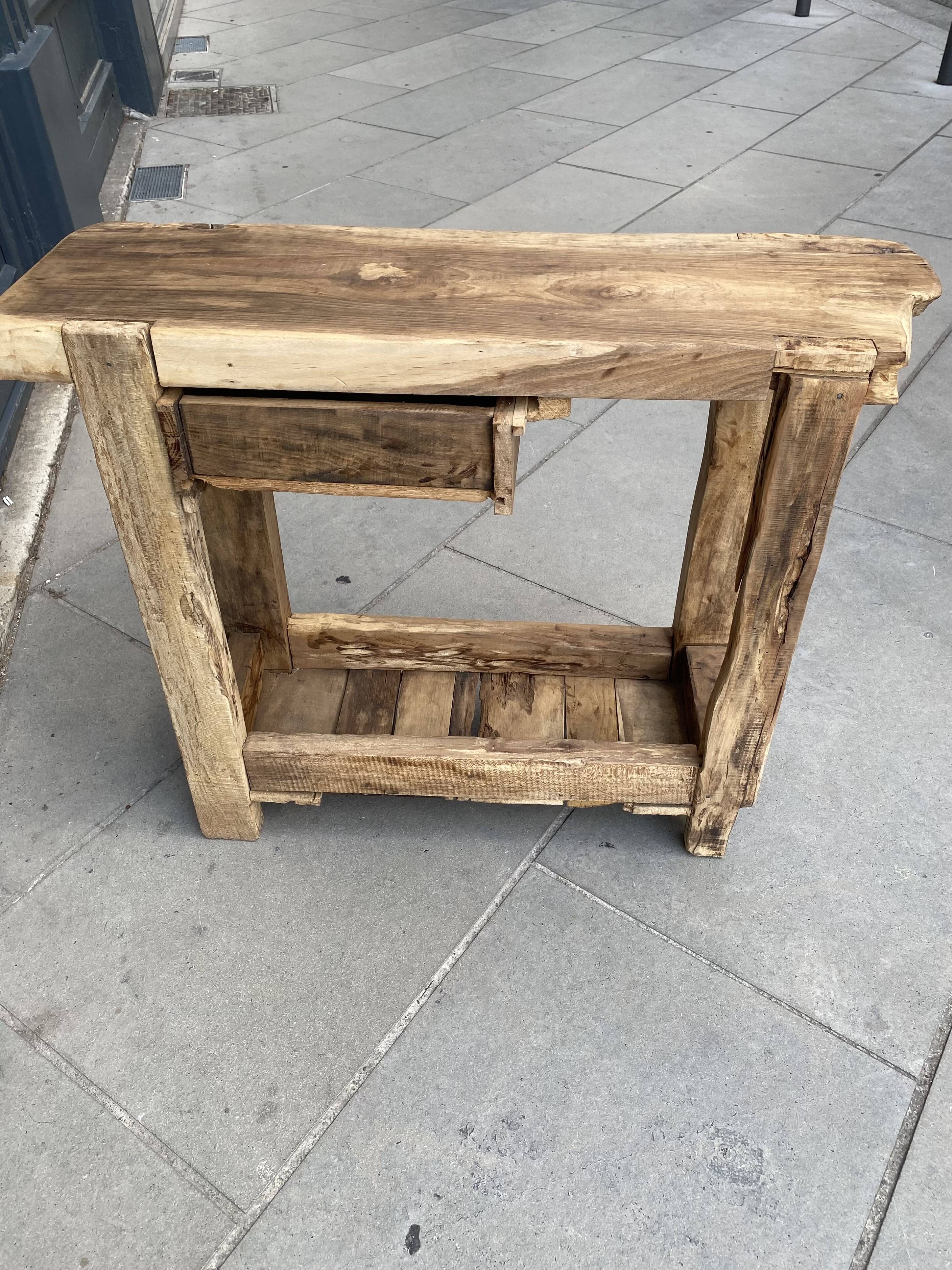 Wooden workbench