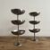 Vintage stainless steel ice cream cups