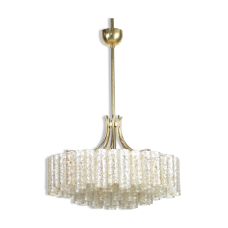 Chandelier, Doria, 4 rows, vintage, 60s complete and cleaned