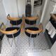 Chaises vintage Effezeta 80'S