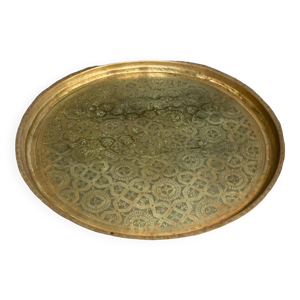 plateau à thé oriental - cuivre