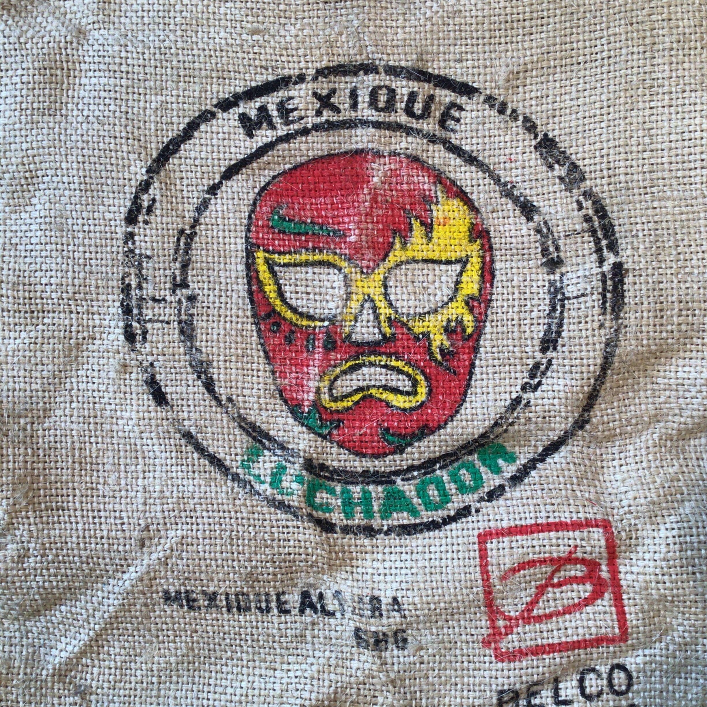 Mexico burlap coffee bag