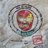 Mexico burlap coffee bag