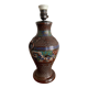 Partitioned table lamp in bronze, China 1880