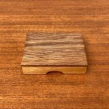 Mid-century Scandinavian teak dice game from the 1960s.