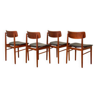 4 Scandinavian teak chairs for Sax