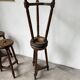 Oak bistro stools 1950